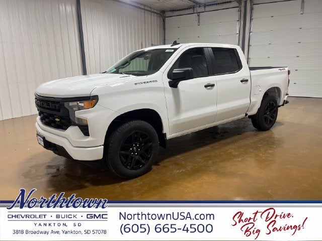 Summit White 2026 Chevrolet Silverado 1500 Pickup Truck Four-Wheel Drive Automatic