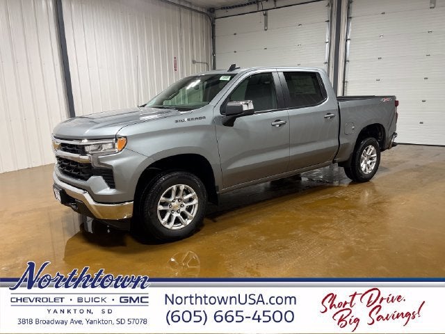 Sterling Gray Metallic 2026 Chevrolet Silverado 1500 Pickup Truck Four-Wheel Drive Automatic