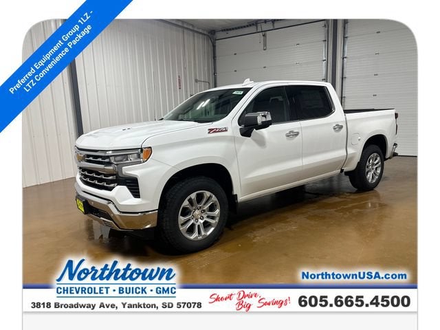 Summit White 2026 Chevrolet Silverado 1500 Pickup Truck Four-Wheel Drive Automatic