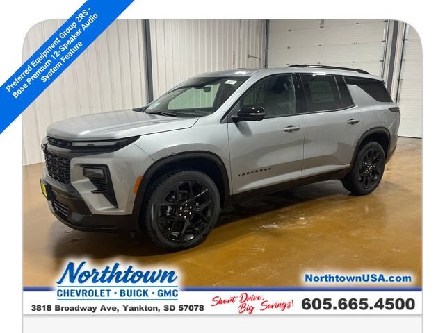 Sterling Gray Metallic 2026 Chevrolet Traverse SUV / Crossover Four-Wheel Drive Automatic