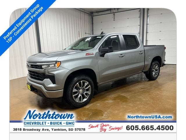 Sterling Gray Metallic 2026 Chevrolet Silverado 1500 Pickup Truck Four-Wheel Drive Automatic