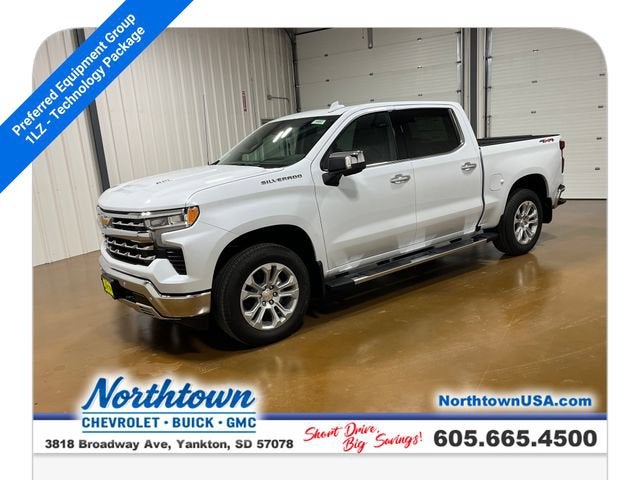 Polar White Tricoat 2026 Chevrolet Silverado 1500 Pickup Truck Four-Wheel Drive Automatic