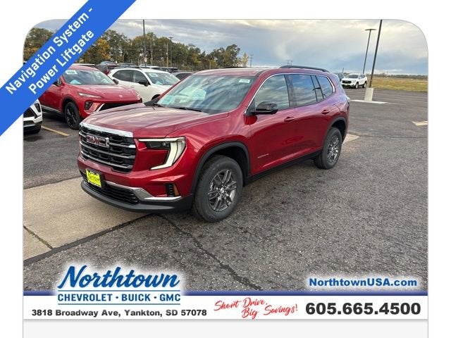 Volcanic Red Tintcoat 2026 GMC Acadia Elevation AWD SUV / Crossover Four-Wheel Drive Automatic