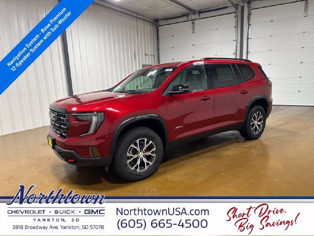 Volcanic Red Tintcoat 2026 GMC Acadia SUV / Crossover Four-Wheel Drive Automatic