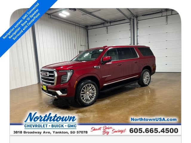 Volcanic Red Tintcoat 2026 GMC Yukon XL SUV / Crossover Four-Wheel Drive Automatic