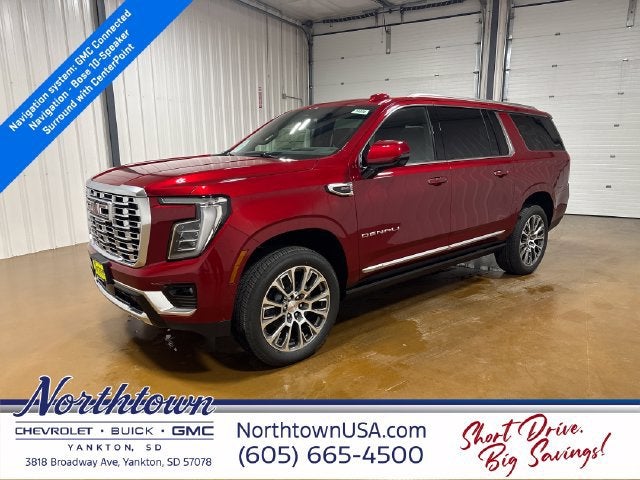 Volcanic Red Tintcoat 2026 GMC Yukon XL SUV / Crossover Four-Wheel Drive Automatic