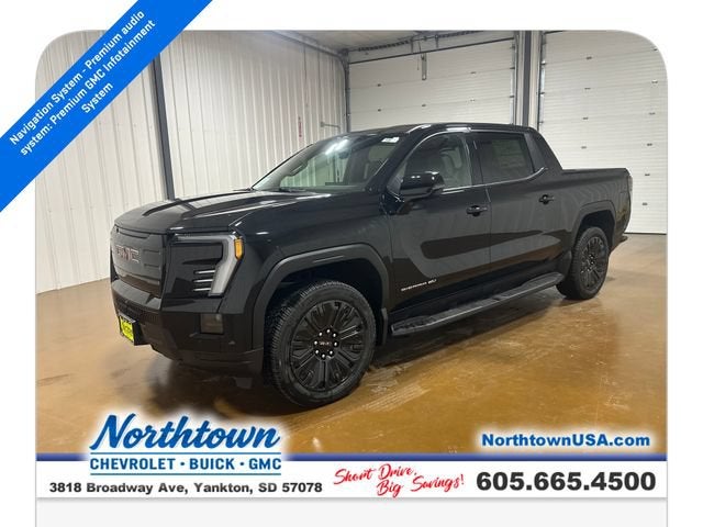 Onyx Black 2026 GMC Sierra EV Pickup Truck All-Wheel Drive Automatic