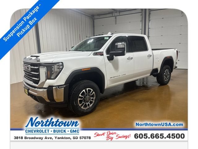 Summit White 2026 GMC Sierra 2500HD Pickup Truck Four-Wheel Drive Automatic