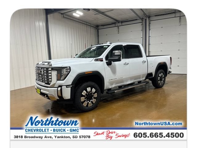 Glacier White Tricoat 2026 GMC Sierra 2500HD Pickup Truck Four-Wheel Drive Automatic
