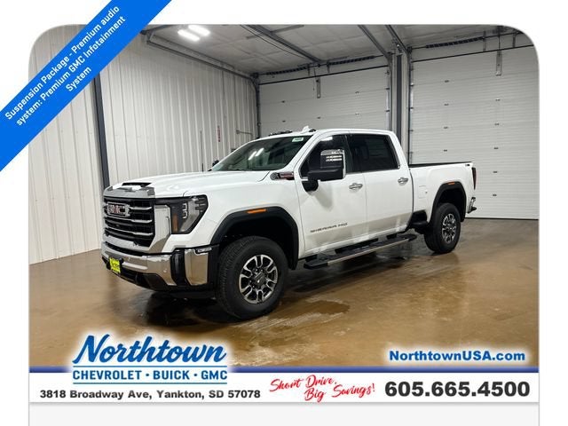 Summit White 2026 GMC Sierra 3500HD Pickup Truck Four-Wheel Drive Automatic