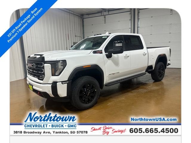 Summit White 2026 GMC Sierra 3500HD Pickup Truck Four-Wheel Drive Automatic