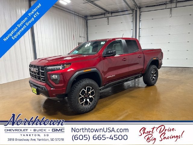 Volcanic Red Tintcoat 2026 GMC Canyon Pickup Truck Four-Wheel Drive Automatic
