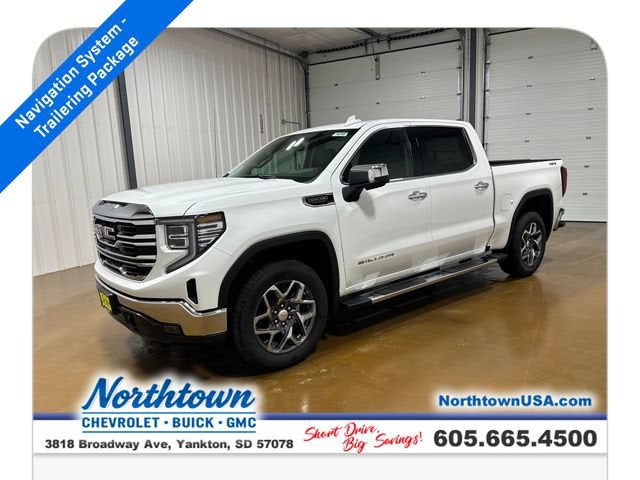 Summit White 2026 GMC Sierra 1500 Pickup Truck Four-Wheel Drive Automatic