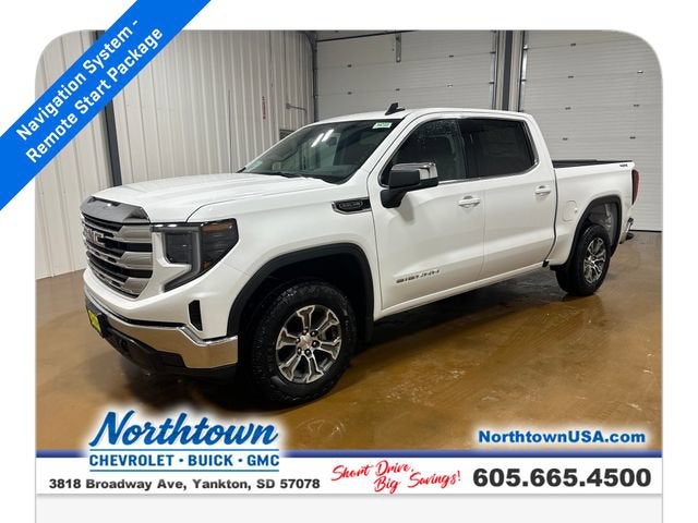 Summit White 2026 GMC Sierra 1500 Pickup Truck Four-Wheel Drive Automatic