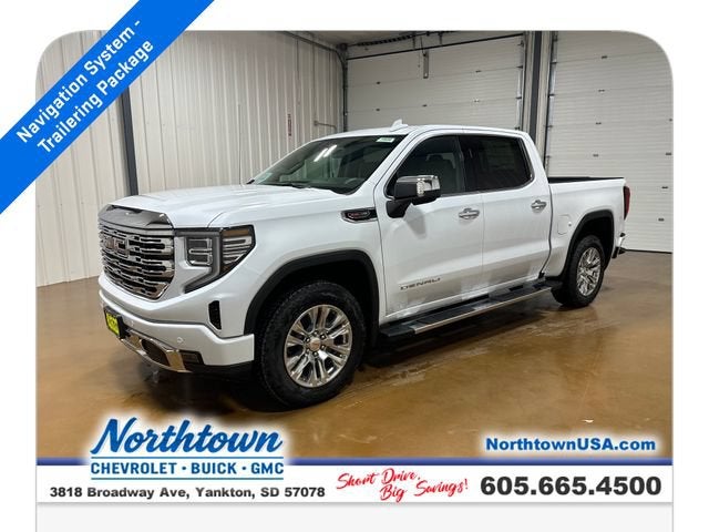 Glacier White Tricoat 2026 GMC Sierra 1500 Pickup Truck Four-Wheel Drive Automatic
