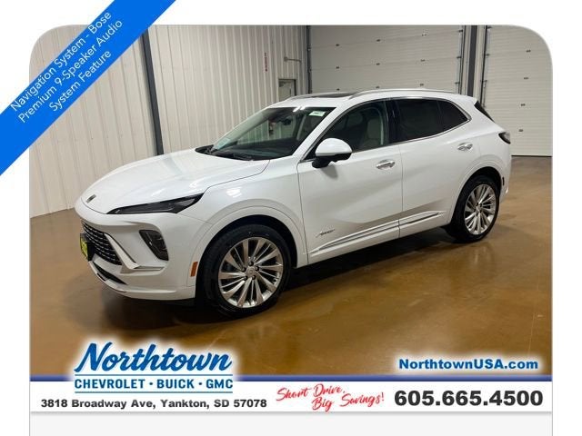 Iridescent White Tricoat 2026 Buick Envision Avenir AWD SUV / Crossover All-Wheel Drive Automatic