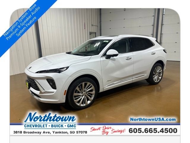 Iridescent White Tricoat 2026 Buick Envision Avenir AWD SUV / Crossover All-Wheel Drive Automatic
