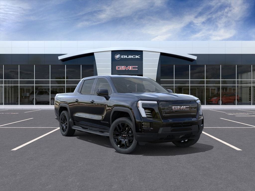 Onyx Black 2026 GMC Sierra EV Elevation Crew Cab (Standard Range) e4WD Pickup Truck All-Wheel Drive Automatic