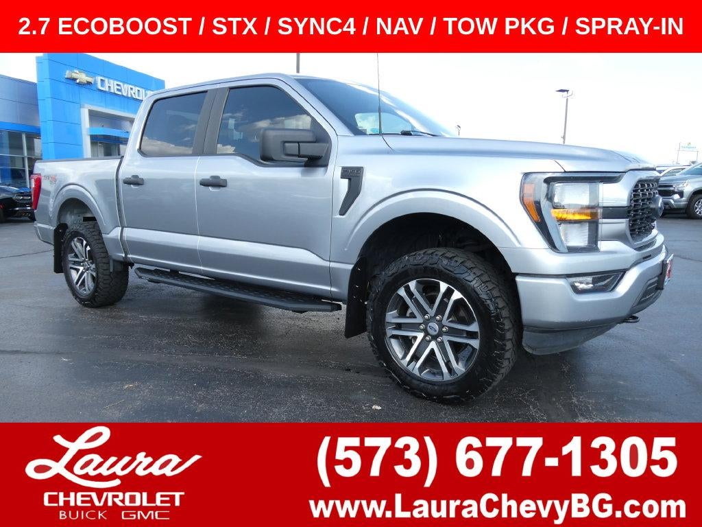 Silver 2023 Ford F-150 Pickup Truck Four-Wheel Drive Automatic