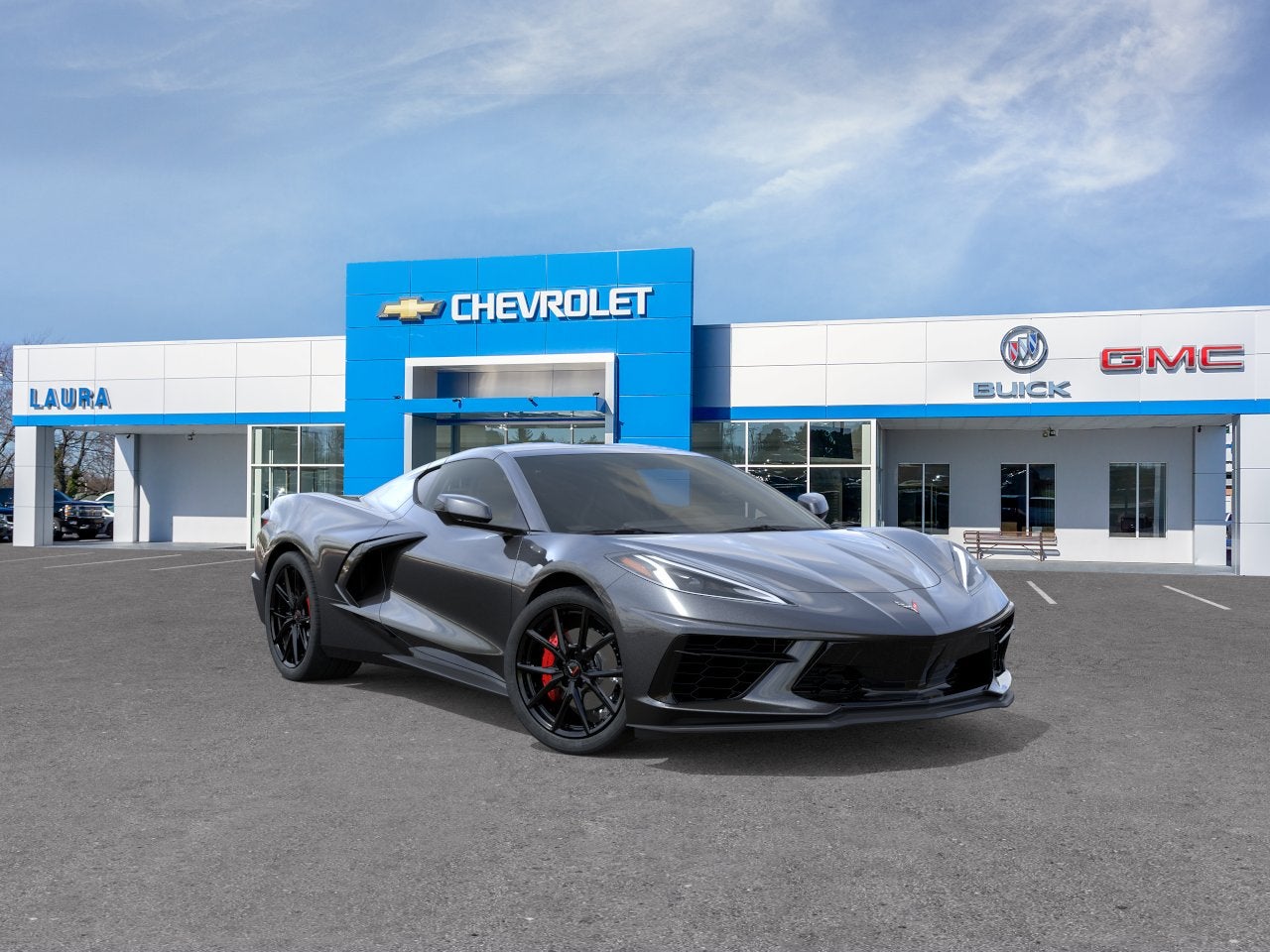 Pitch Gray Metallic 2027 Chevrolet Corvette Coupe Rear-Wheel Drive Automatic