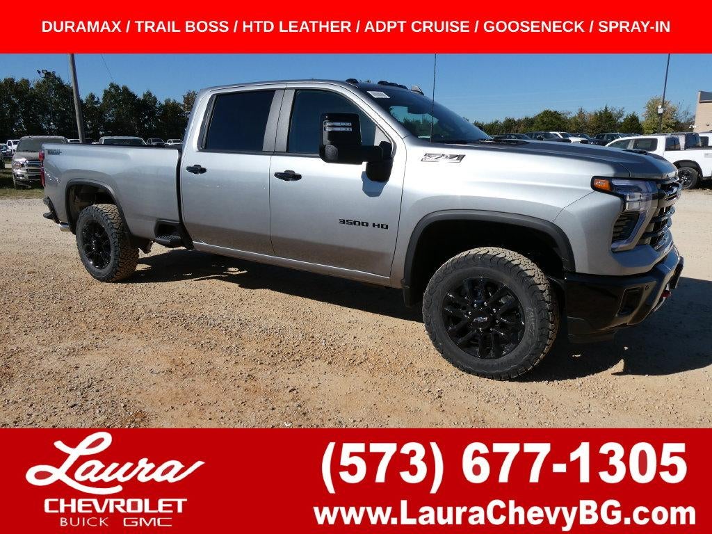Sterling Gray Metallic 2026 Chevrolet Silverado 3500HD Pickup Truck Four-Wheel Drive Automatic