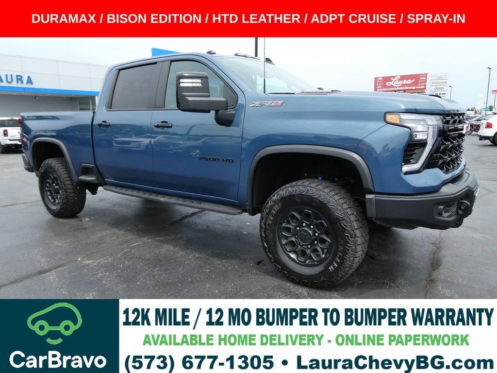 Lakeshore Blue Metallic 2024 Chevrolet Silverado 2500HD Pickup Truck Four-Wheel Drive Automatic