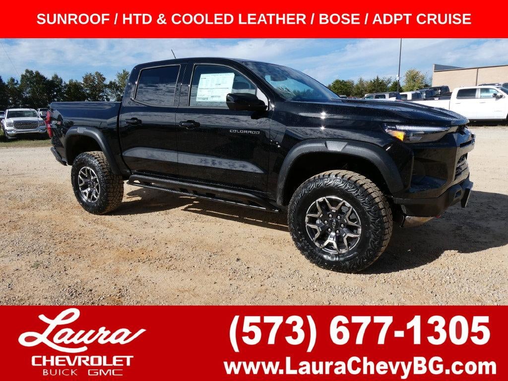 Black 2026 Chevrolet Colorado Pickup Truck Four-Wheel Drive Automatic