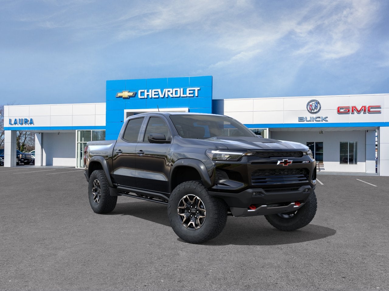 Black 2026 Chevrolet Colorado Pickup Truck Four-Wheel Drive Automatic