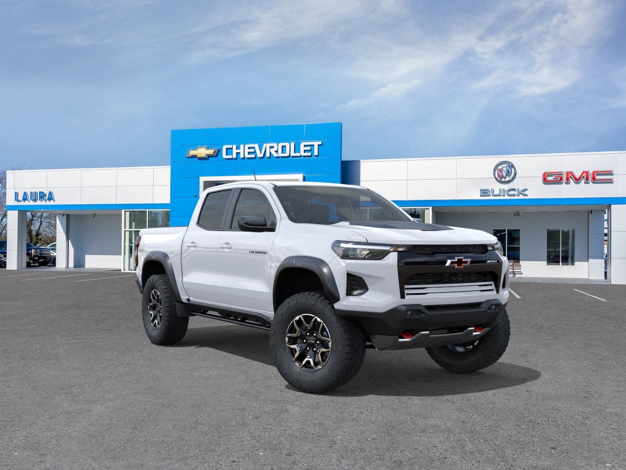 Summit White 2026 Chevrolet Colorado Pickup Truck Four-Wheel Drive Automatic
