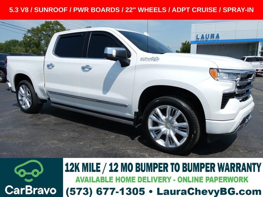 White (Iridescent Pearl Tricoat) 2023 Chevrolet Silverado 1500 Pickup Truck Four-Wheel Drive Automatic