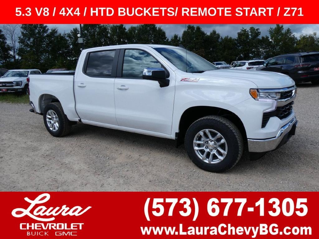 Summit White 2026 Chevrolet Silverado 1500 Pickup Truck Four-Wheel Drive Automatic