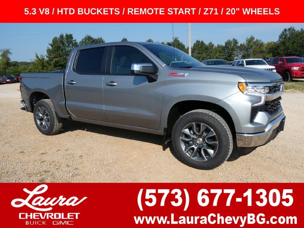 Sterling Gray Metallic 2026 Chevrolet Silverado 1500 Pickup Truck Four-Wheel Drive Automatic