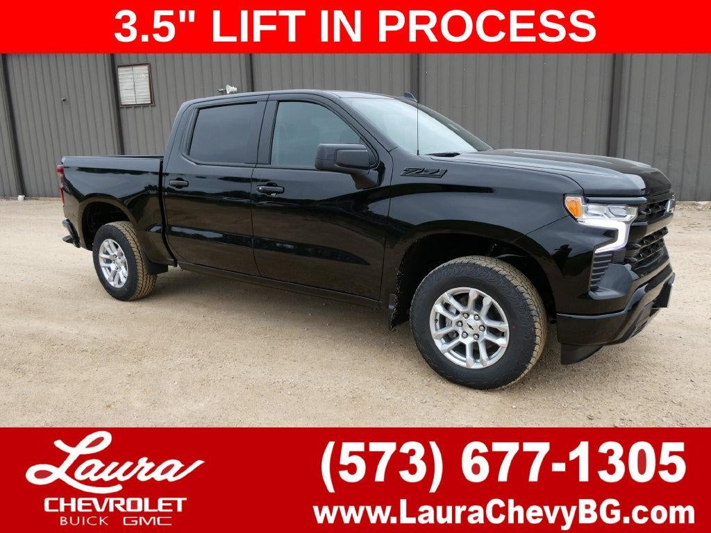 Black 2026 Chevrolet Silverado 1500 Pickup Truck Four-Wheel Drive Automatic