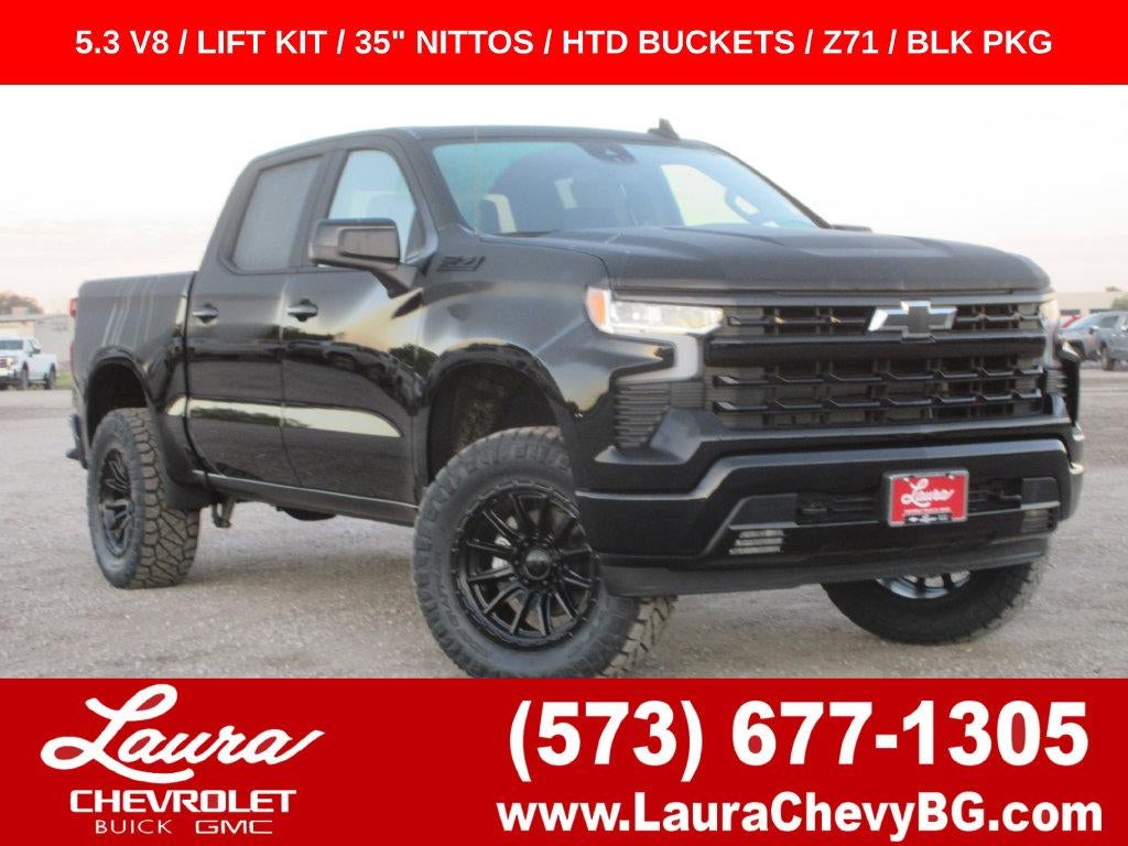 Black 2026 Chevrolet Silverado 1500 Pickup Truck Four-Wheel Drive Automatic
