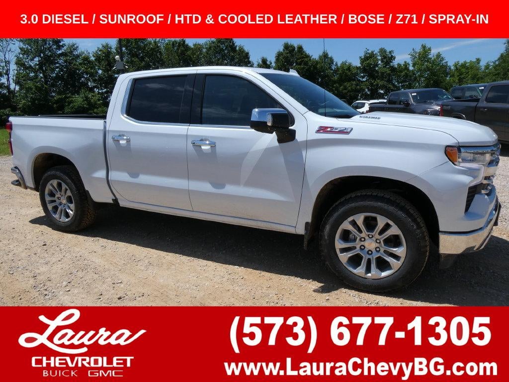 Polar White Tricoat 2026 Chevrolet Silverado 1500 Pickup Truck Four-Wheel Drive Automatic