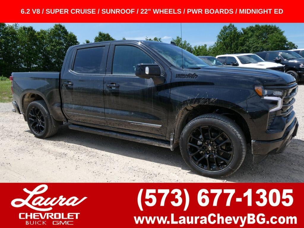 Black 2026 Chevrolet Silverado 1500 Pickup Truck Four-Wheel Drive Automatic