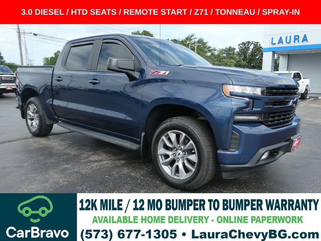 Northsky Blue Metallic 2022 Chevrolet Silverado 1500 Pickup Truck Four-Wheel Drive Automatic