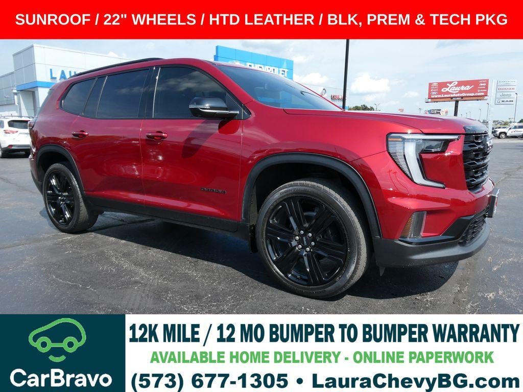 Volcanic Red Tintcoat 2025 GMC Acadia SUV / Crossover Front-Wheel Drive Automatic