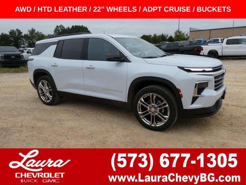 Polar White Tricoat 2027 Chevrolet Traverse SUV / Crossover Four-Wheel Drive Automatic