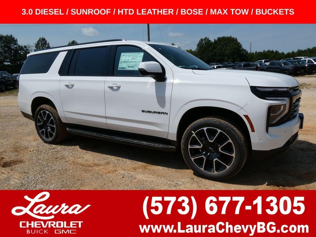 Summit White 2026 Chevrolet Suburban SUV / Crossover Four-Wheel Drive Automatic