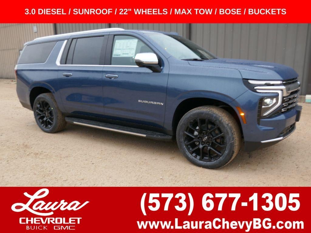 Lakeshore Blue Metallic 2026 Chevrolet Suburban SUV / Crossover Four-Wheel Drive Automatic