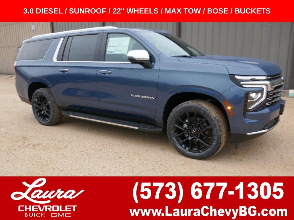 Lakeshore Blue Metallic 2026 Chevrolet Suburban SUV / Crossover Four-Wheel Drive Automatic