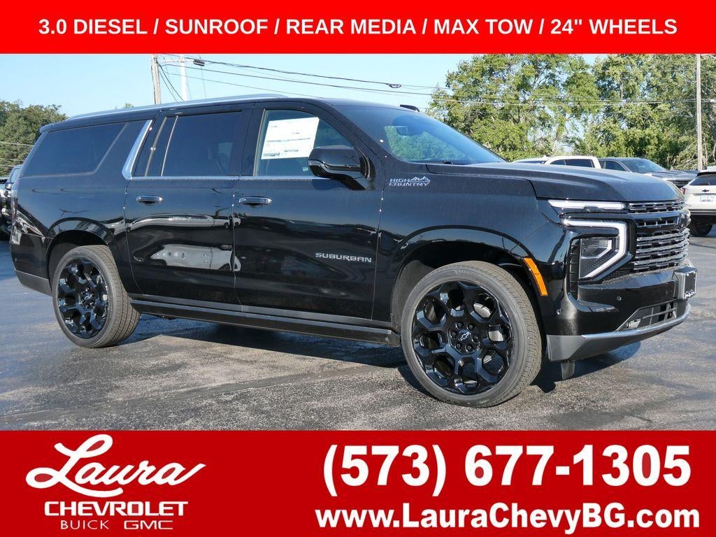 Black 2026 Chevrolet Suburban SUV / Crossover Four-Wheel Drive Automatic