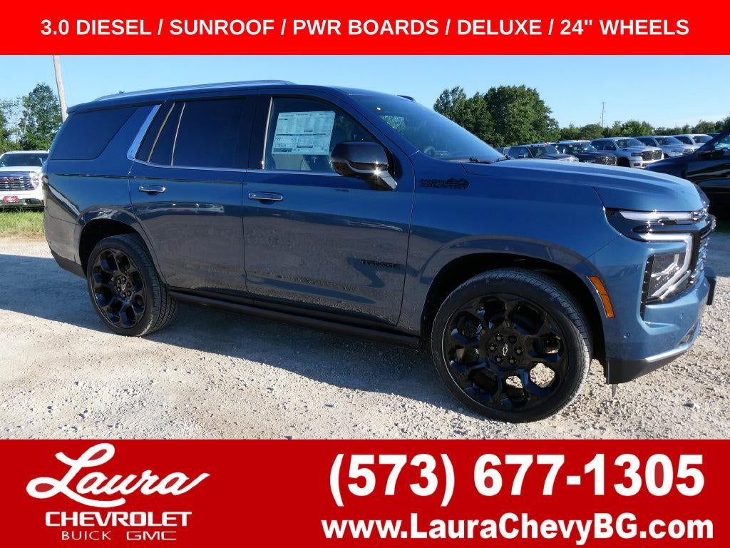 Lakeshore Blue Metallic 2026 Chevrolet Tahoe SUV / Crossover Four-Wheel Drive Automatic