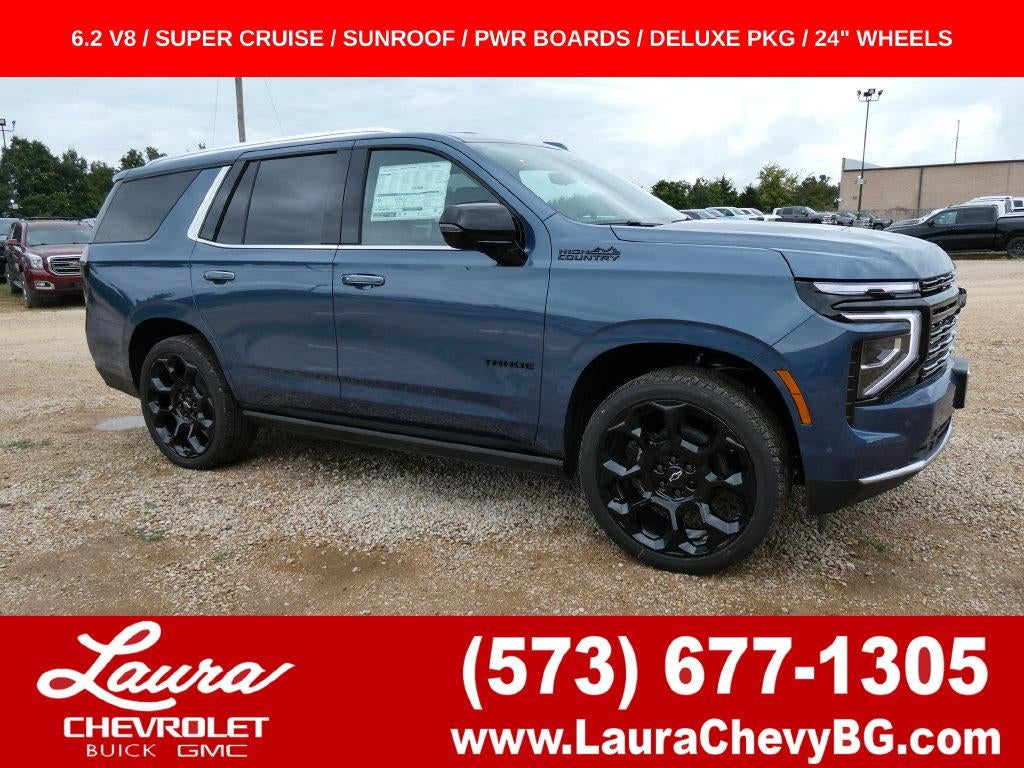 Lakeshore Blue Metallic 2026 Chevrolet Tahoe SUV / Crossover Four-Wheel Drive Automatic