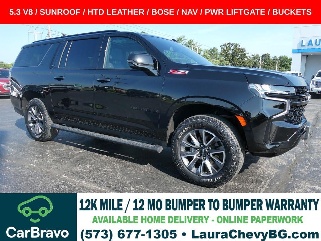 Black 2023 Chevrolet Suburban SUV / Crossover Four-Wheel Drive Automatic