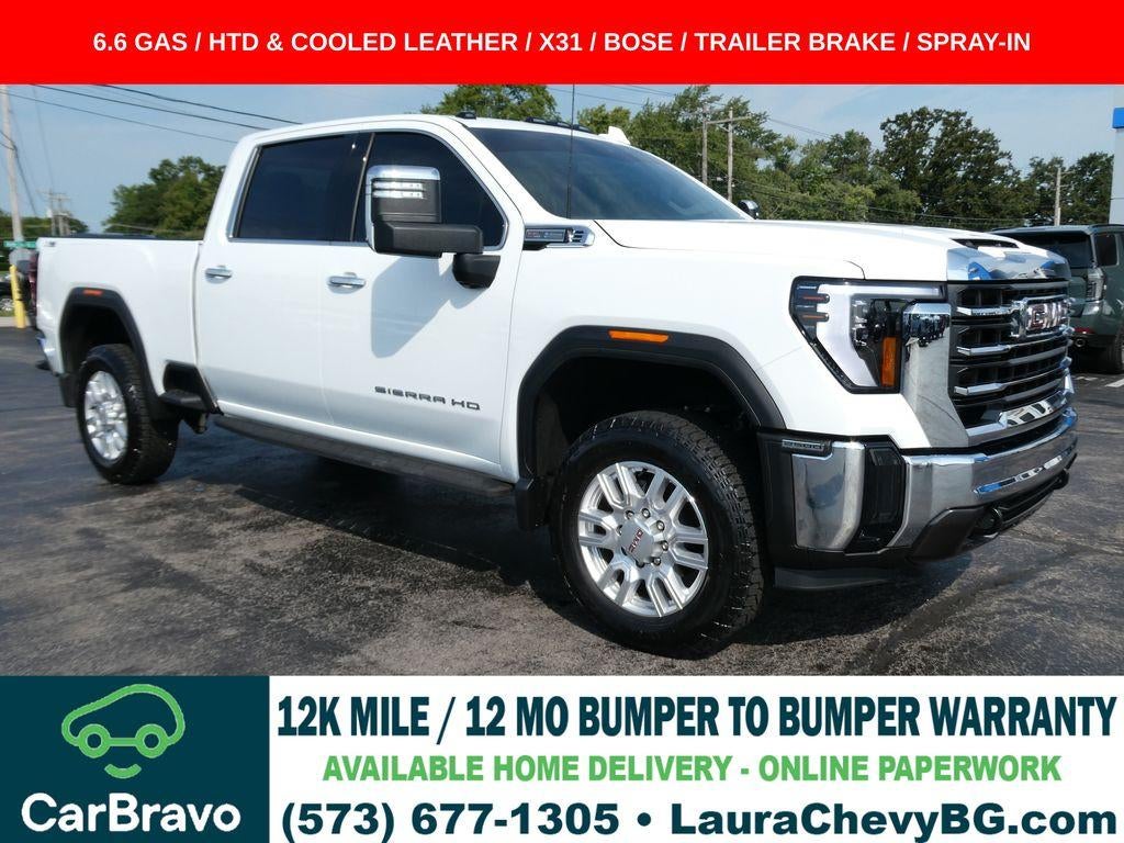 Summit White 2024 GMC Sierra 2500HD Pickup Truck Four-Wheel Drive Automatic