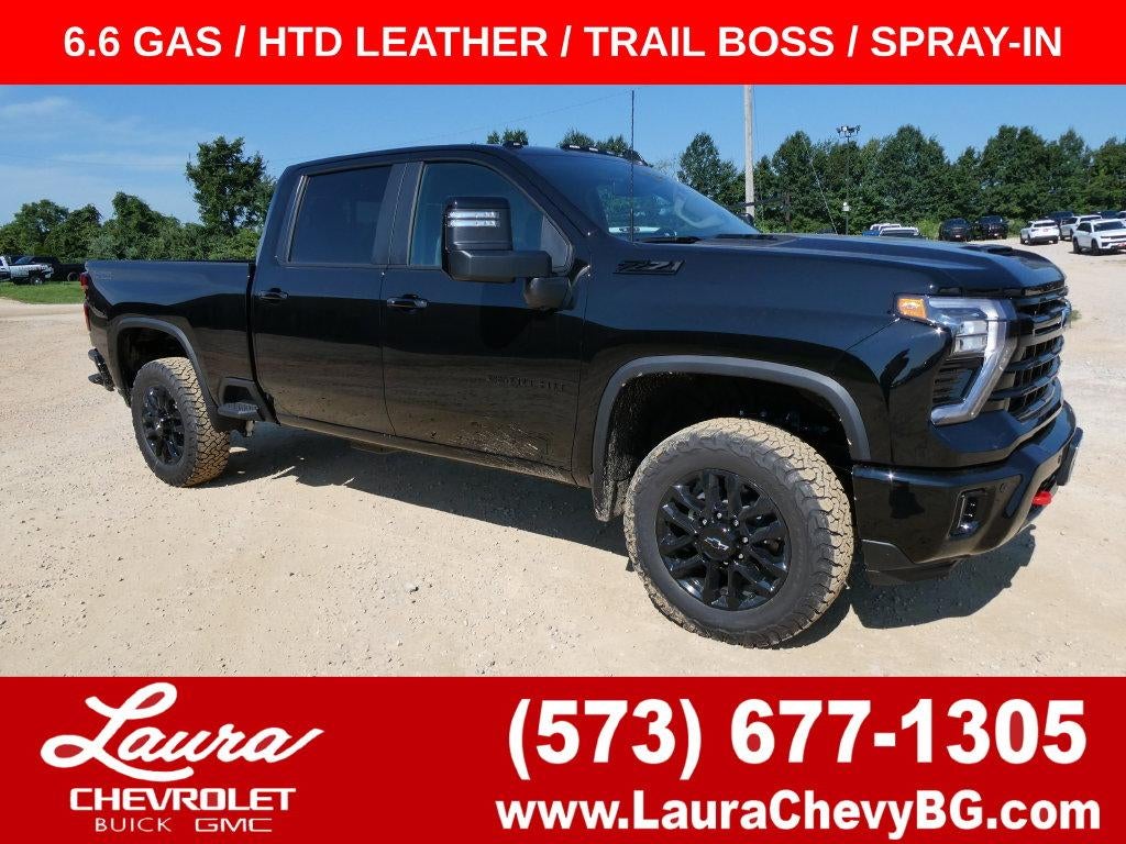 Black 2026 Chevrolet Silverado 2500HD Pickup Truck Four-Wheel Drive Automatic
