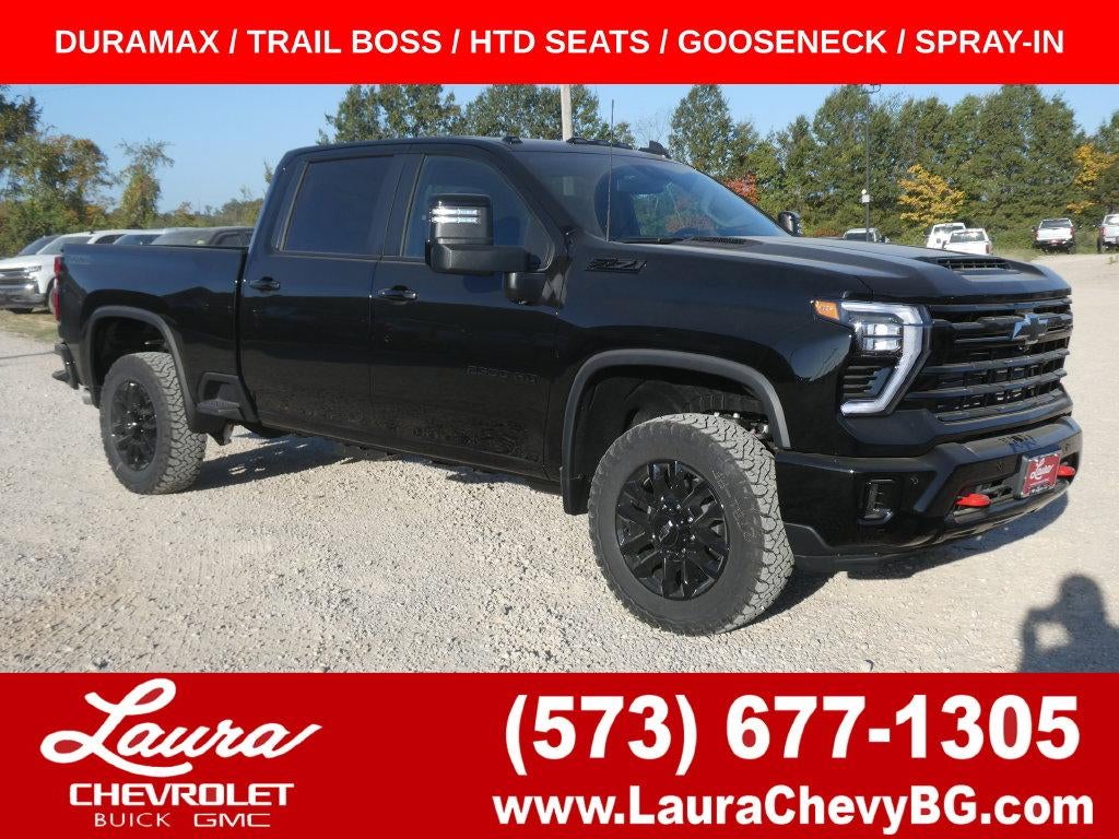 Black 2026 Chevrolet Silverado 2500HD Pickup Truck Four-Wheel Drive Automatic