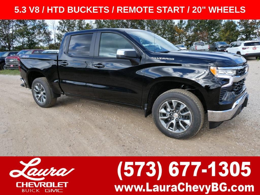 Black 2026 Chevrolet Silverado 1500 Pickup Truck Four-Wheel Drive Automatic